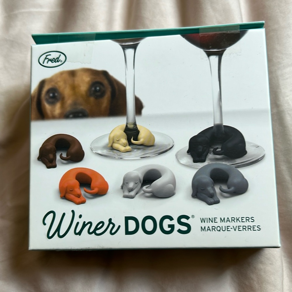 Dacshunds Winer Dogs Wine Markers | Set of 6 | New
